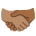 handshake, medium skin tone, medium-dark skin tone